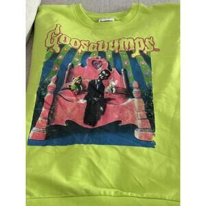 Goosebumps Slappy the Dummy Sweatshirt – Neon Green Crewneck